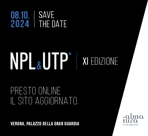 NPL&UTP - Save the date - 08.10.2024 - Presto online il sito aggiornato